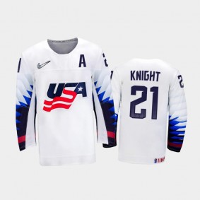Hilary Knight USA Women's Team White Home Jersey My Why Tour
