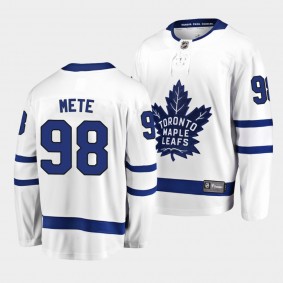 Victor Mete Toronto Maple Leafs 2022 Away White Breakaway Player Jersey Men