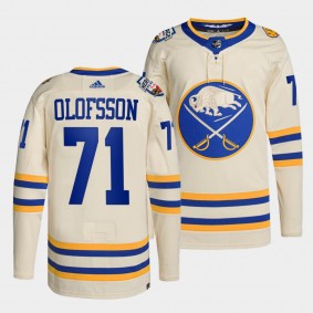 Buffalo Sabres 2022 Heritage Classic Victor Olofsson #71 White Jersey Primegreen Authentic