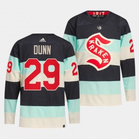 Seattle Kraken 2024 NHL Winter Classic Vince Dunn #29 Blue Primegreen Jersey Men's