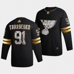 St. Louis Blues Vladimir Tarasenko 2022 Stanley Cup Playoffs Diamond Edition Black Jersey