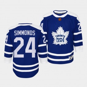 Youth Wayne Simmonds Maple Leafs Blue Special Edition 2.0 Jersey