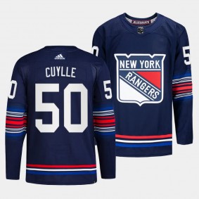 Will Cuylle New York Rangers 2023-24 Alternate Navy #50 Authentic Third Jersey Men's