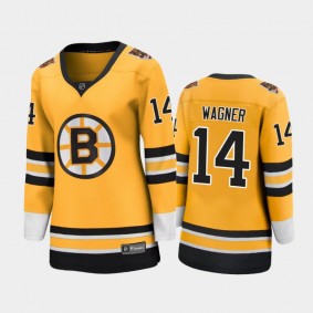 Women Boston Bruins Chris Wagner #14 2021 Special Edition Jersey - Gold