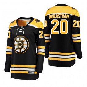 Women's Joakim Nordstrom #20 Boston Bruins Home Breakaway Player Black Bargain Jersey