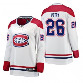 Women's Jeff Petry #26 Montreal Canadiens Away Breakaway Player White Bargain Jersey