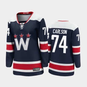 2020-21 Women's Washington Capitals John Carlson #74 Alternate Premier Player Jersey - Navy