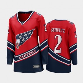 2020-21 Women's Washington Capitals Justin Schultz #2 Special Edition Jersey - Red