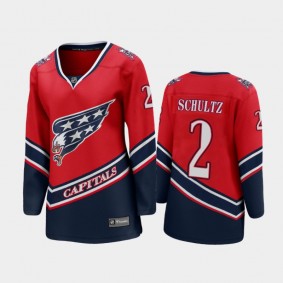 2021 Women Washington Capitals Justin Schultz #2 Special Edition Jersey - Red