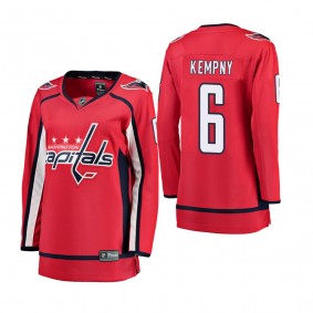 Women's Michal Kempny #6 Washington Capitals Home Breakaway Player Red Bargain Jersey