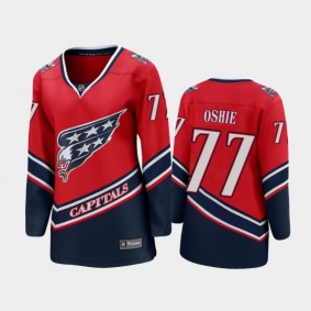 2021 Women Washington Capitals T.J. Oshie #77 Special Edition Jersey - Red