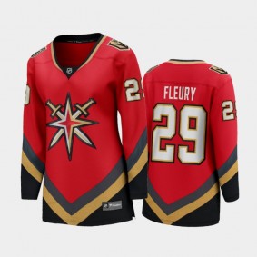2020-21 Women's Vegas Golden Knights Marc-Andre Fleury #29 Reverse Retro Special Edition Breakaway Player Jersey - Red