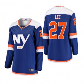 Women's Anders Lee #27 New York Islanders 2018-19 Alternate Fanatics Breakaway Blue Bargain Jersey
