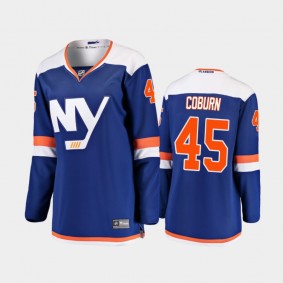 2021 Women New York Islanders Braydon Coburn #45 Alternate Jersey - Blue