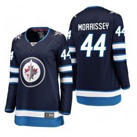 Women's Josh Morrissey #44 Winnipeg Jets Home Breakaway Player Navy Bargain Jersey