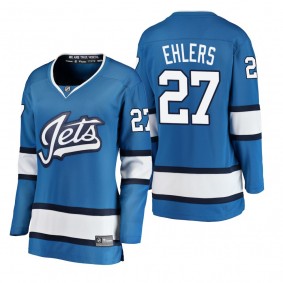 Women's Nikolaj Ehlers #27 Winnipeg Jets 2018-19 Alternate Fanatics Branded Breakaway Blue Bargain Jersey