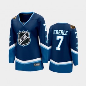 Women Seattle Kraken Jordan Eberle #7 2022 NHL All-Star Western Jersey Blue
