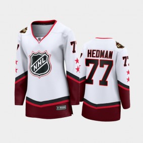Women Tampa Bay Lightning Victor Hedman #77 2022 NHL All-Star Eastern Jersey White