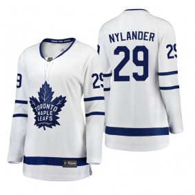 Women's William Nylander #29 Toronto Maple Leafs Away Breakaway Player White Bargain Jersey