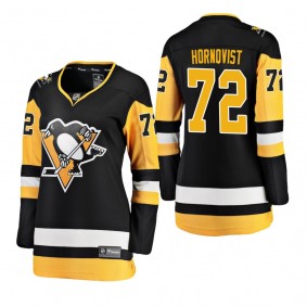 Women's Patric Hornqvist #72 Pittsburgh Penguins Home Breakaway Player Black Bargain Jersey
