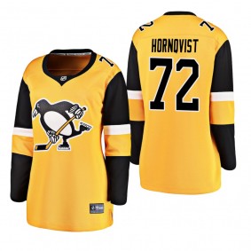 Women's Patric Hornqvist #72 Pittsburgh Penguins 2019 Alternate Breakaway Player Gold Bargain Jersey