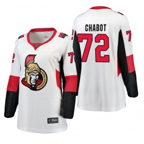 Women's Thomas Chabot #72 Ottawa Senators Alternate Breakaway Player White Bargain Jersey