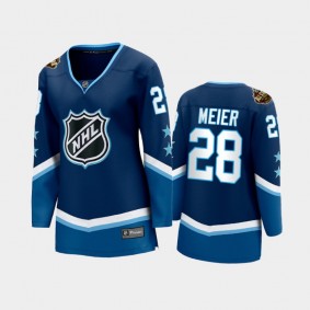 Women San Jose Sharks Timo Meier #28 2022 NHL All-Star Western Jersey Blue
