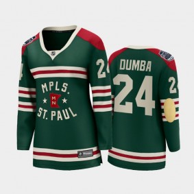 Women Minnesota Wild Matt Dumba #24 2022 Winter Classic State of Hockey Jersey Green