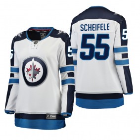 Women's Mark Scheifele #55 Winnipeg Jets Away Breakaway Player White Bargain Jersey
