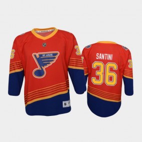 Youth St. Louis Blues Steven Santini #36 Special Edition 2021 Red Jersey