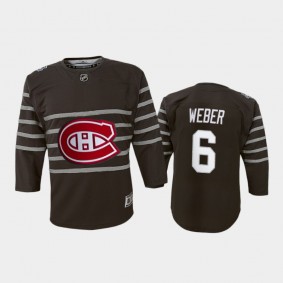 Youth Canadiens Shea Weber #6 2020 NHL All-Star Game Premier Player Gray Jersey