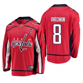 Youth Washington Capitals Alex Ovechkin #8 Home Low-Priced Breakaway Player Red Jersey