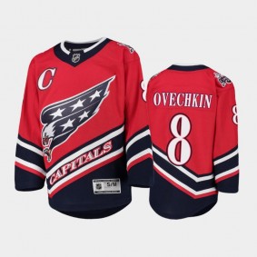 Youth Washington Capitals Alexander Ovechkin #8 Special Edition 2021 Red Jersey