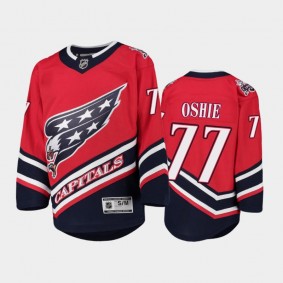 Youth Washington Capitals T.J. Oshie #77 Special Edition 2021 Red Jersey