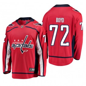 Youth Washington Capitals Travis Boyd #72 Home Low-Priced Breakaway Player Red Jersey