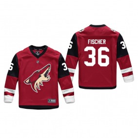Youth Arizona Coyotes Christian Fischer #36 Home Low-Priced Replica Player Red Jersey