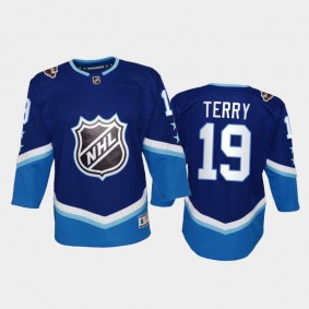 Youth Anaheim Ducks Troy Terry #19 2022 NHL All-Star Western Premier Blue Jersey