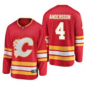 Youth Calgary Flames Rasmus Andersson #4 2019 Alternate Cheap Breakaway Player Jersey - Red