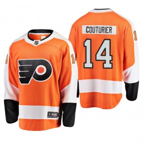 Youth Philadelphia Flyers Sean Couturier #14 Home Low-Priced Breakaway Player Orange Jersey