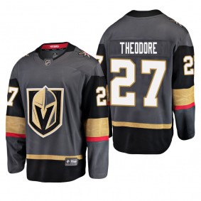 Youth Vegas Golden Knights Shea Theodore #27 Home Low-Priced Breakaway Player Gray Jersey