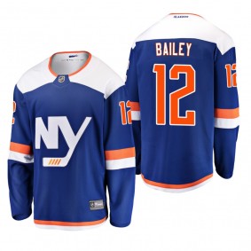 Youth New York Islanders Josh Bailey #12 2019 Alternate Cheap Breakaway Player Jersey - Blue