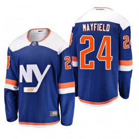 Youth New York Islanders Scott Mayfield #24 2019 Alternate Cheap Breakaway Player Jersey - Blue