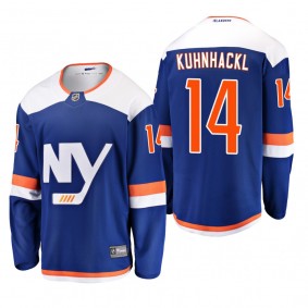 Youth New York Islanders Tom Kuhnhackl #14 2019 Alternate Cheap Breakaway Player Jersey - Blue
