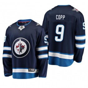 Youth Winnipeg Jets Andrew Copp #9 Home Low-Priced Breakaway Player Navy Jersey