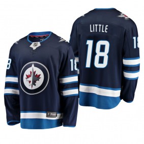Youth Winnipeg Jets Bryan Little #18 Home Low-Priced Breakaway Player Navy Jersey