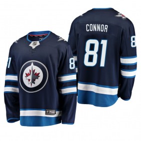 Youth Winnipeg Jets Kyle Connor #81 Home Low-Priced Breakaway Player Navy Jersey
