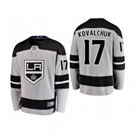 Youth Los Angeles Kings Ilya Kovalchuk #17 2019 Alternate Cheap Breakaway Jersey - Gray