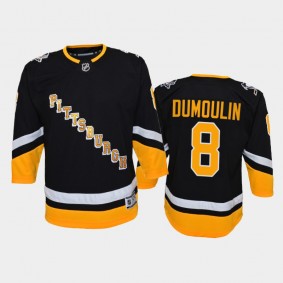 Youth Pittsburgh Penguins Brian Dumoulin #8 Alternate 2021-22 Premier Player Black Jersey