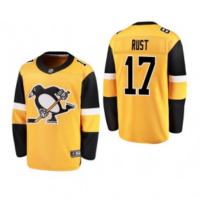 Youth Pittsburgh Penguins Bryan Rust #17 2019 Alternate Cheap Breakaway Player Jersey - gold