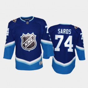 Youth Nashville Predators Juuse Saros #74 2022 NHL All-Star Western Blue Jersey